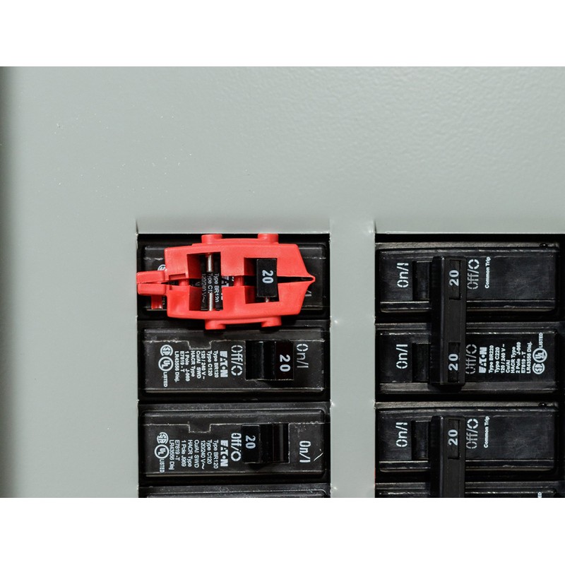 Brady 120V Snap-On Circuit Breaker Lockout