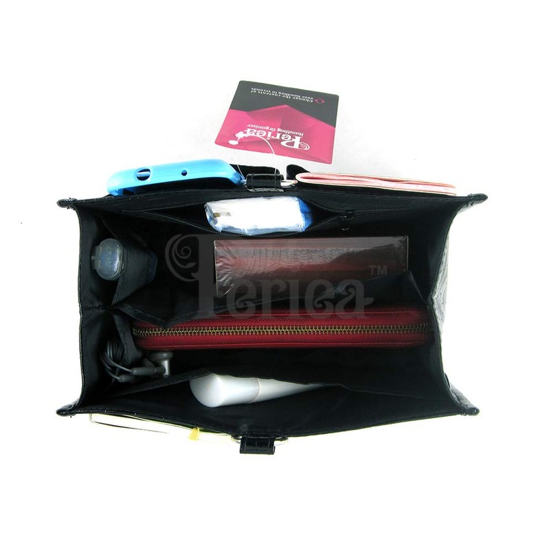 Periea® ‘Claire’ Handbag Organiser Insert – Ideal for Most Medium