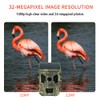 Wildlife Camera Solar Energy Trail Cam 4K with 1080P Night