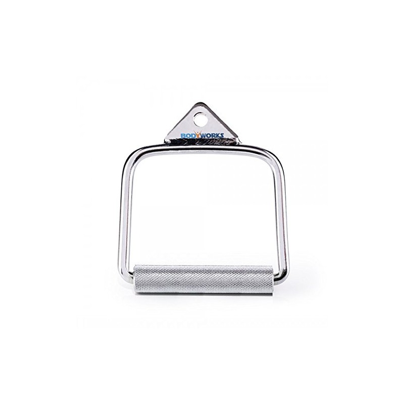 Bodyworks Single-Handed Cable Long with Rotating Handle Chrome-Plated Bodybuilding Fitness