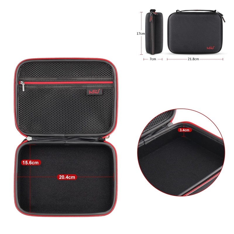 HSU Gopro Case, Storage, Hard Case, Compatible with All GoPro