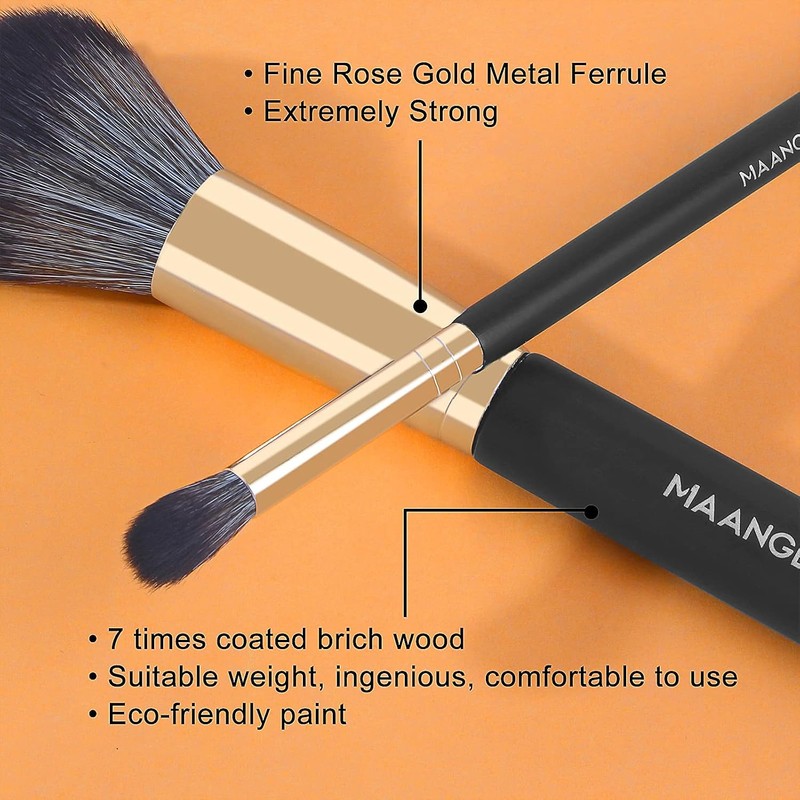 Brochas de Maquillaje Set 10 PCs Profesional Kit de Pinceles