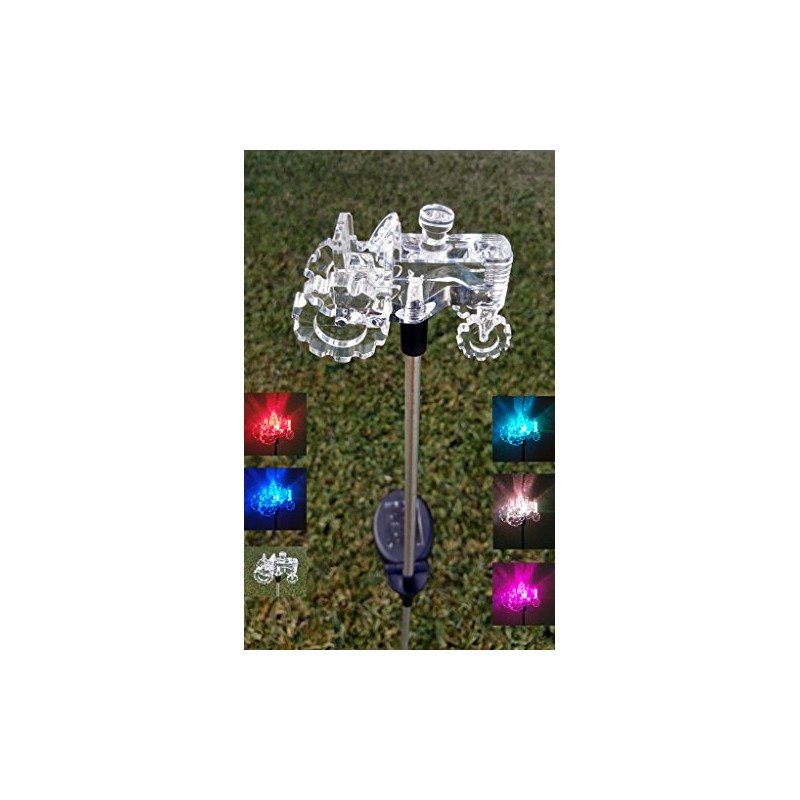 Ntertainment House Set of 1 Solar Garden Stake Lights with
