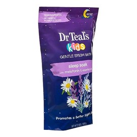 Dr Teal's Baño suave Epsom para niños con melatonina y aceites esenciales