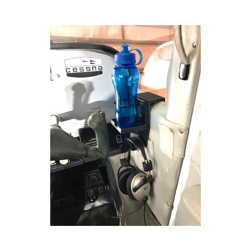 Affordable Aviation CESSNA 182 CUP HOLDER with HEADSET HOLDER EXTENSION