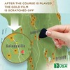 Golf Maps USA Florida State Golf Scratch Map with 111