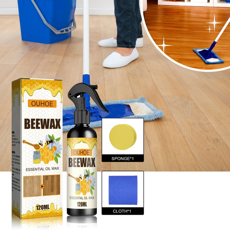OUKPANE 3Pcs Natural Beeswax Spray, Micro Molecularized Beeswax Spray,Beeswax Spray