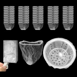 200 PCS Disposable Kitchen Mesh Sink Strainer Bag with Small Storage Box, Elastic Anti-Clogging Sink Filter for Sink Drain Strainer Collecting Kitchen Waste Garbage Leftover Food