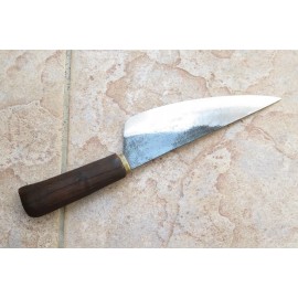 Crude - 7 Inch Premium Asian Carbon Steel Boning Chef Kitchen Knife, Sharp
