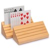 Yellow Mountain Imports Standard-Size Solid Beechwood Playing Card Holders/Racks -
