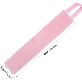 PartyKindom Aplicador de Loción para Espalda en Fibra Rosa, Distribuye Loción Bronceadora Uniformemente y Evita Manos Manchadas, Adecuado para Bronceado y Uniforme