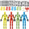 GVFYY Juego de 4 Lucky Dummy T13 Figure, Robot Multiarticulado