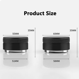 JASFLY Distributor Espresso Accessories 51 mm Barista Accessories Leveler Tool Tamper Coffee Accessories Coffee Distributor Coffee Leveler 304 Stainless Steel (51 mm)