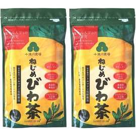 Domestic Screwed Biwa Tea 1.7 oz (48 g) (0.07 oz (2 g) x 24 Packets x 2 Bags ★ Nekoposu ★ Sun Dried ■ Tourmaline Stone Roasting (Patent Method) ■ Unbleached Tea Bag Uses ■ Cook for about 3 minutes (1