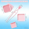Zheigaoxea 2.6mm Fuse Beads Picking Set, Single Needle Tweezer &