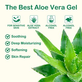 XMXueMei 16PCS Travel Size Aloe Vera Gel,Soothing Organic Aloe Vera Gel for Face & Body,Hydrating After Sun Care Lotion,Moisturizing After Sun Care Lotion Set for All Skin Type, 1.05 Oz