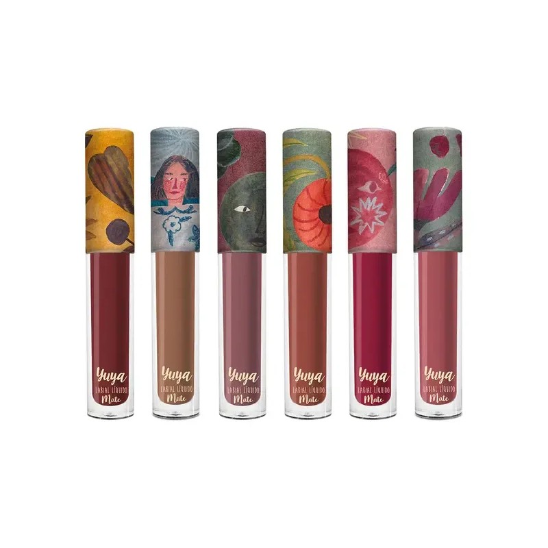 Set 6 Labiales Líquidos Mate Multicolor Yuya