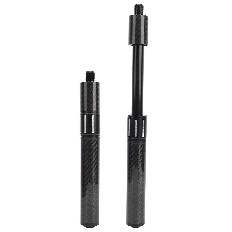 Adjustable Extender Billiard Telescopic Pool Cue Extension Accessory Parts Carbon