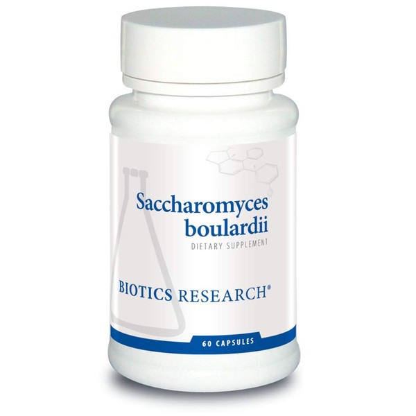 Biotics Saccharomyces boulardii – Probiotic Supplement. Benefits Microbial Balance. Dairy-Free, Temperature-Stable, Supports GI Health, Supports Healthy Immune and Inflammatory Responses. 60 ct