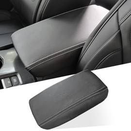 ANMOSVO Center Console Cover for Honda Civic 2026 2025 2024 2023 2022 with CVT - Premium Armrest Protector Easy Installation for Honda Civic Interior Accessories (Gray Stitch)