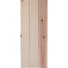 Decorative Wooden Panel with Hanging Bracket, Raw Wood, Various Sizes