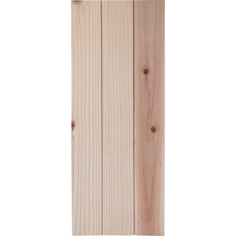 Decorative Wooden Panel with Hanging Bracket, Raw Wood, Various Sizes