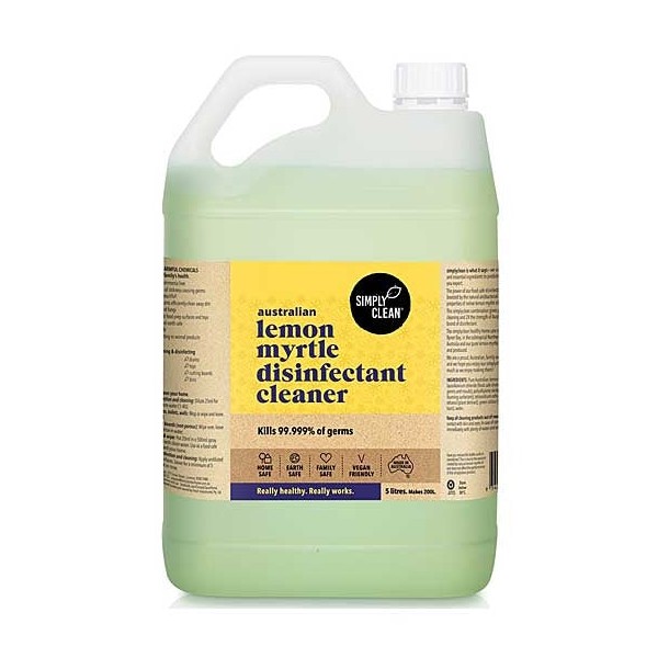 Simply Clean Lemon Myrtle Disinfectant Cleaner 5 Litres
