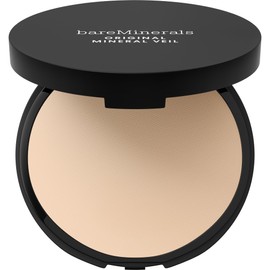 bareMinerals Original Pressed Mineral Veil Setting Powder with Puff Applicator, Matte Weightless Talc-Free Finishing Powder Makeup, Extends Makeup Wear, Vegan - Sheer Fair