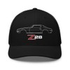 1970 Camaro Z28 Hat – Classic Muscle Car Embroidered Trucker