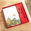 Juego De Cuadernos De Estilo Chino A5 De Piel Sintética,