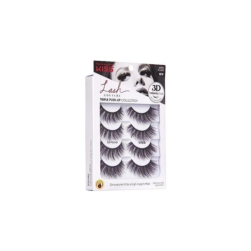 KISS Lash Couture Triple Push Up Collection - Paquete múltiple