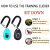 Dog Clicker, Training Clicker with Elastic Wrist Strap, Clicker with