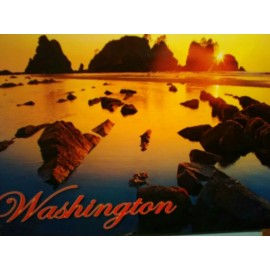BEAUTIFUL PHOTO POST CARD SHI SHI BEACH WASHINGTON ..