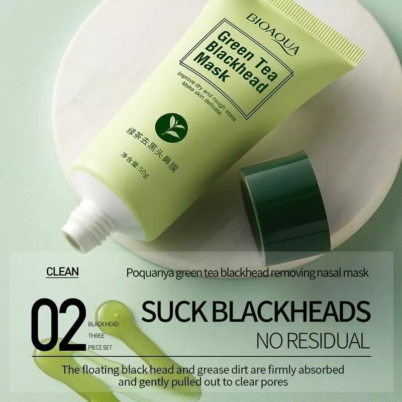 Bioaqua Kit Mascarilla, Limpiador Y Tonificante De Té Verde, Acné