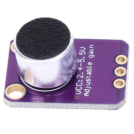 Electret Microphone Amplifier Module GY-MAX4466 Breakout Sensor Adjustable Gain CMA-4544PF-W for with Jump WireElectronic Component