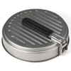 Lixada 1100ml Titanium Fry Pan Ultralight Grill Frying Pan with