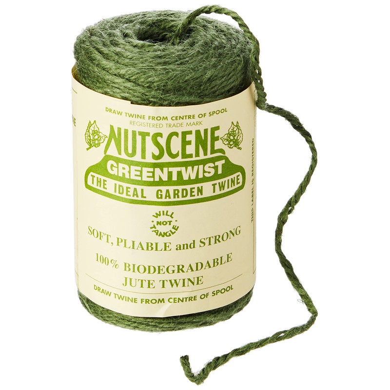 Nutscene 120 m Twine Rolls - Green (Pack of 3)