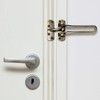QWORK 1 Piece Secondary Security Lock, Zinc Alloy Secondary Door