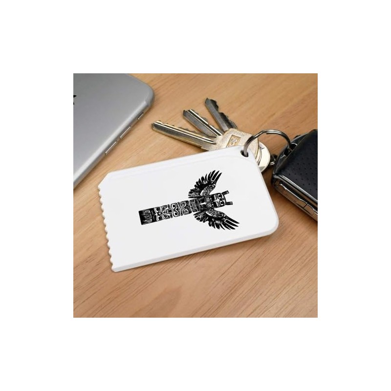 Azeeda 'Tribal Totem Pole ' Plastic Ice Scraper (IC00041352)