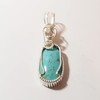 Handmade Kingman Turquoise Wire Wrapped Pendant