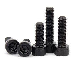 ANSIEDIO 12.9 Grade High Tensile Hex Socket Cap Machine Screws Black Allen Bolts,M4×10mm,50 pcs