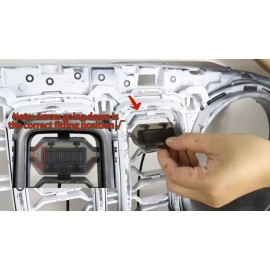 Sidi Led Front Grill Grille Lights for 2024 2025 Jeep Wrangler JL Jlu Accessories