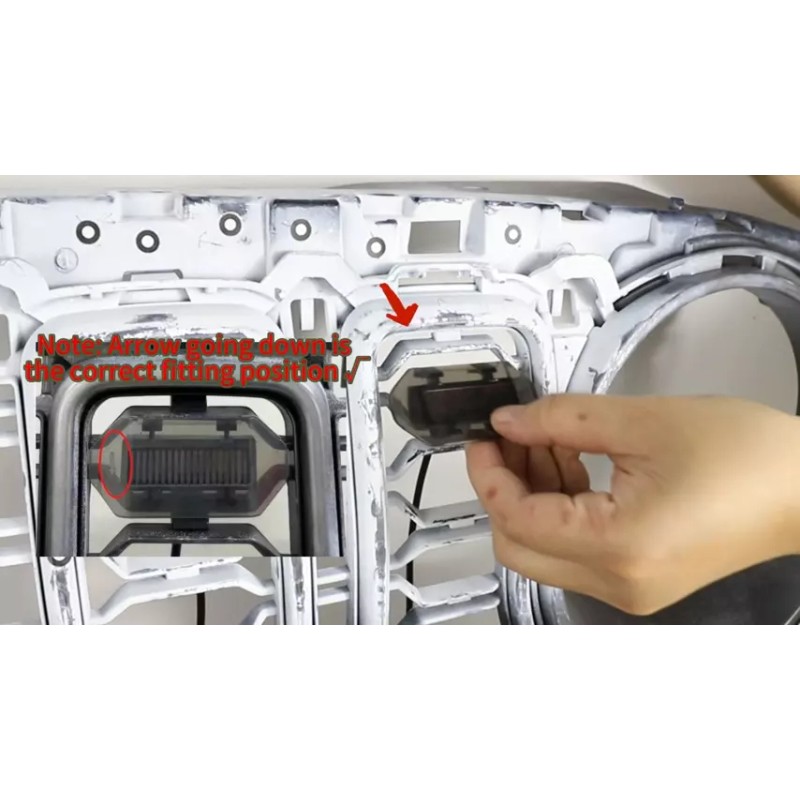 Sidi Led Front Grill Grille Lights for 2024 2025 Jeep