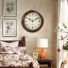Kesin Wall Clock Wood 14 Inch Silent Wall Clocks Large