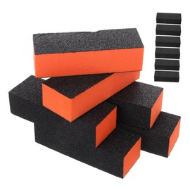 FRCOLOR 20pcs Nail Sand Strips Hand Sanding Block for Acrylic Nails Buffer File Buffing Block Portable Manicure Tool