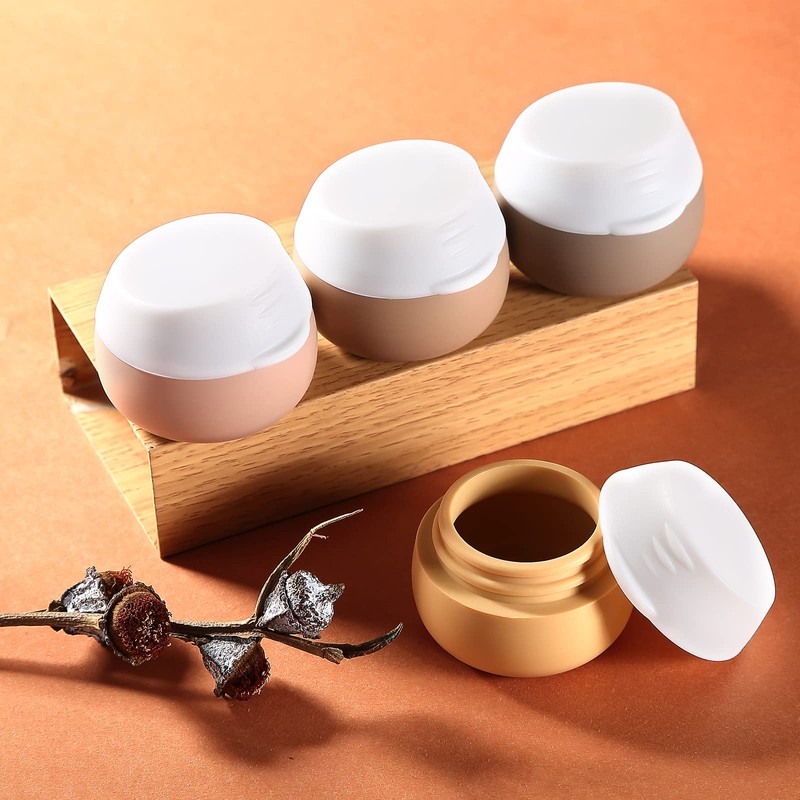 TSA Approved Travel Size Containers for Toiletries, Gemice Silicone Jars,