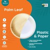MALURRA 10" Round Palm Leaf Plates 50 PCs | Biodegradable