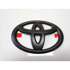 Toyota OEM 1PC Matte Black Toyota Logo OVERLAY emblem for Sienna Highlander Land Cruiser