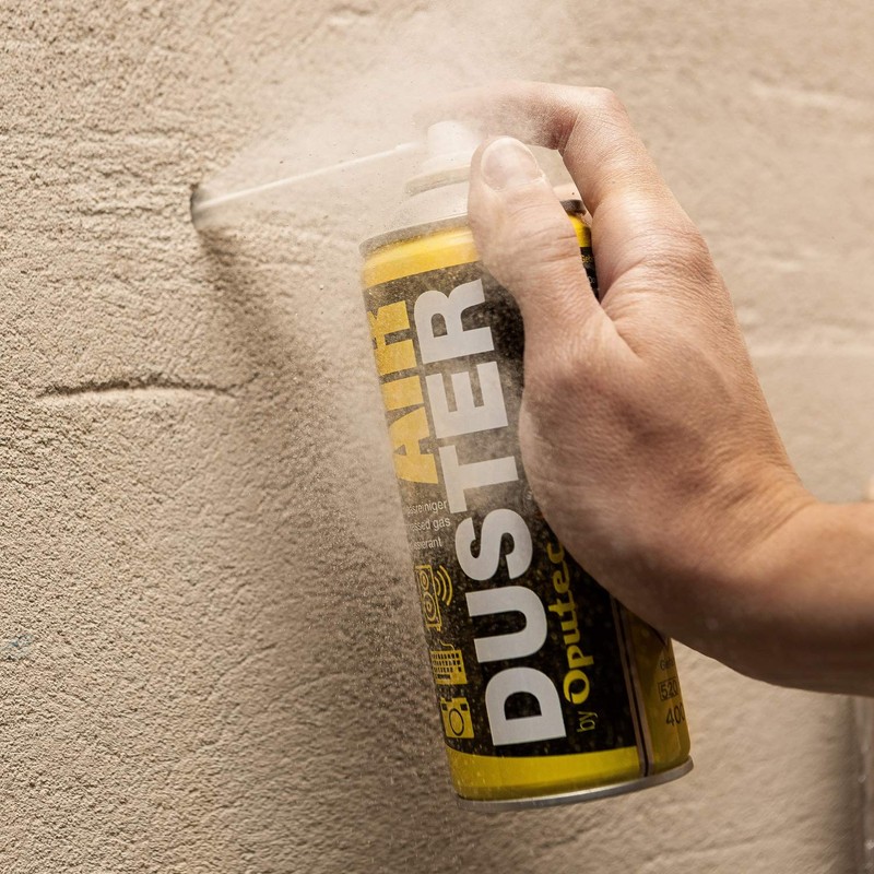 Oputec 3 x 400ml Oputec Air Duster Tastatur Reiniger Druckluftspray