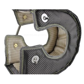 JC Performance Products USA Double-Sided Heat Shield Titanium Turbo Blanket (T3, Black Titanium Mesh)